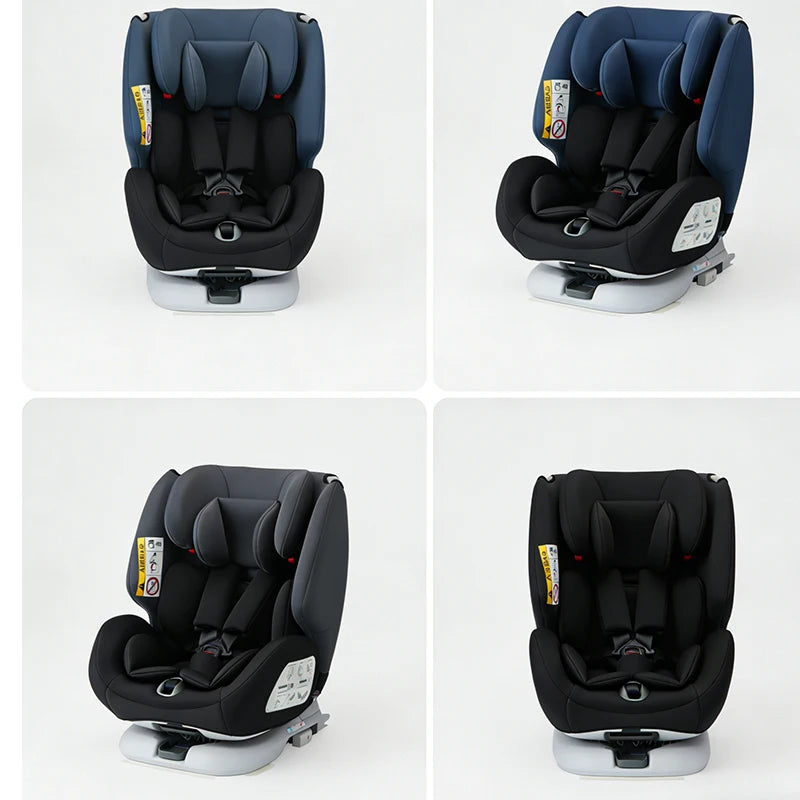 Baby Car Safety Seat 360 ° Freely Rotatable Baby Safety Seat Suitable for Cars 0-12 Years Old Can Lie Down or Sit