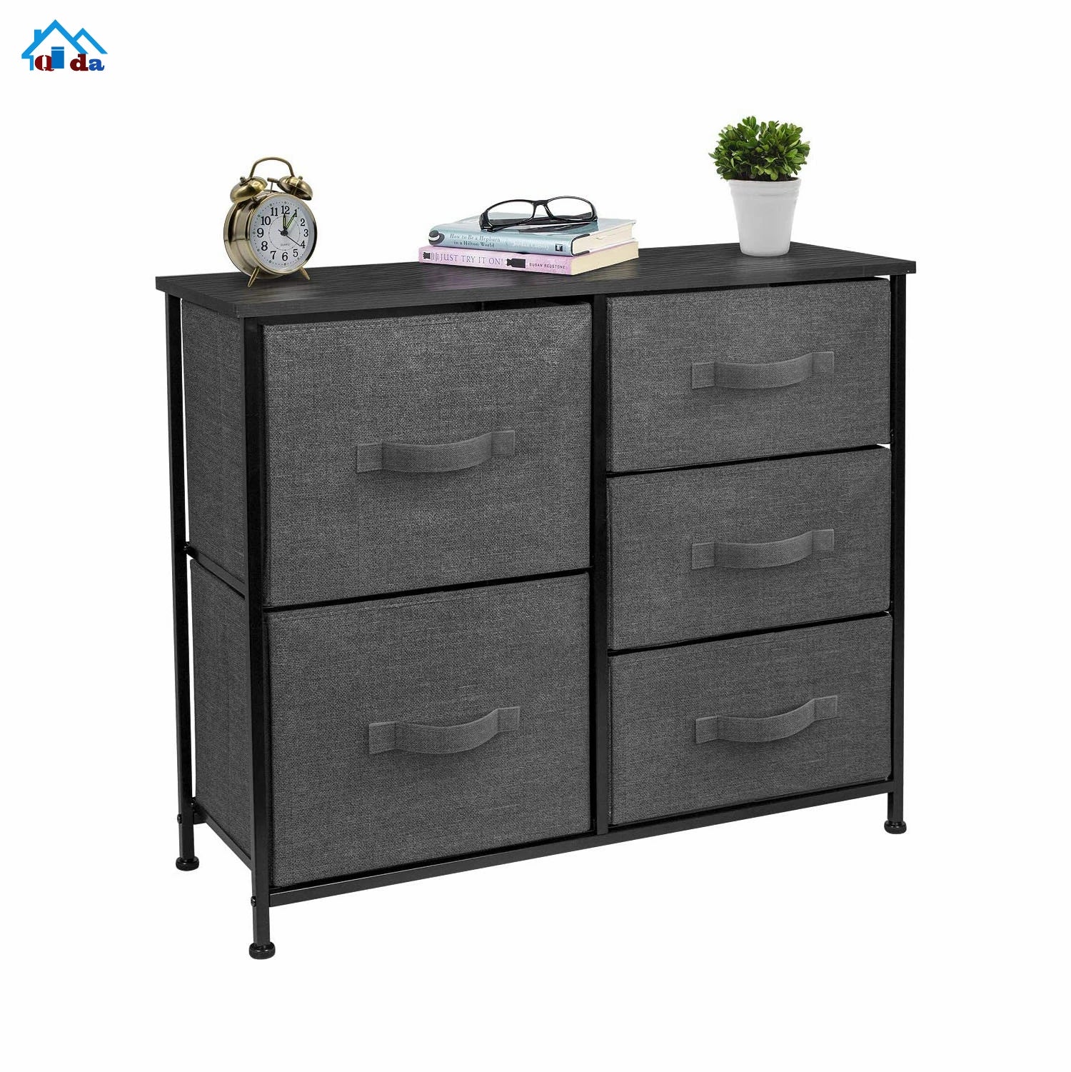 Metal Frame Tv Cabinet Dressers Storage 3 Drawers Living Room Cabinets With Wheels