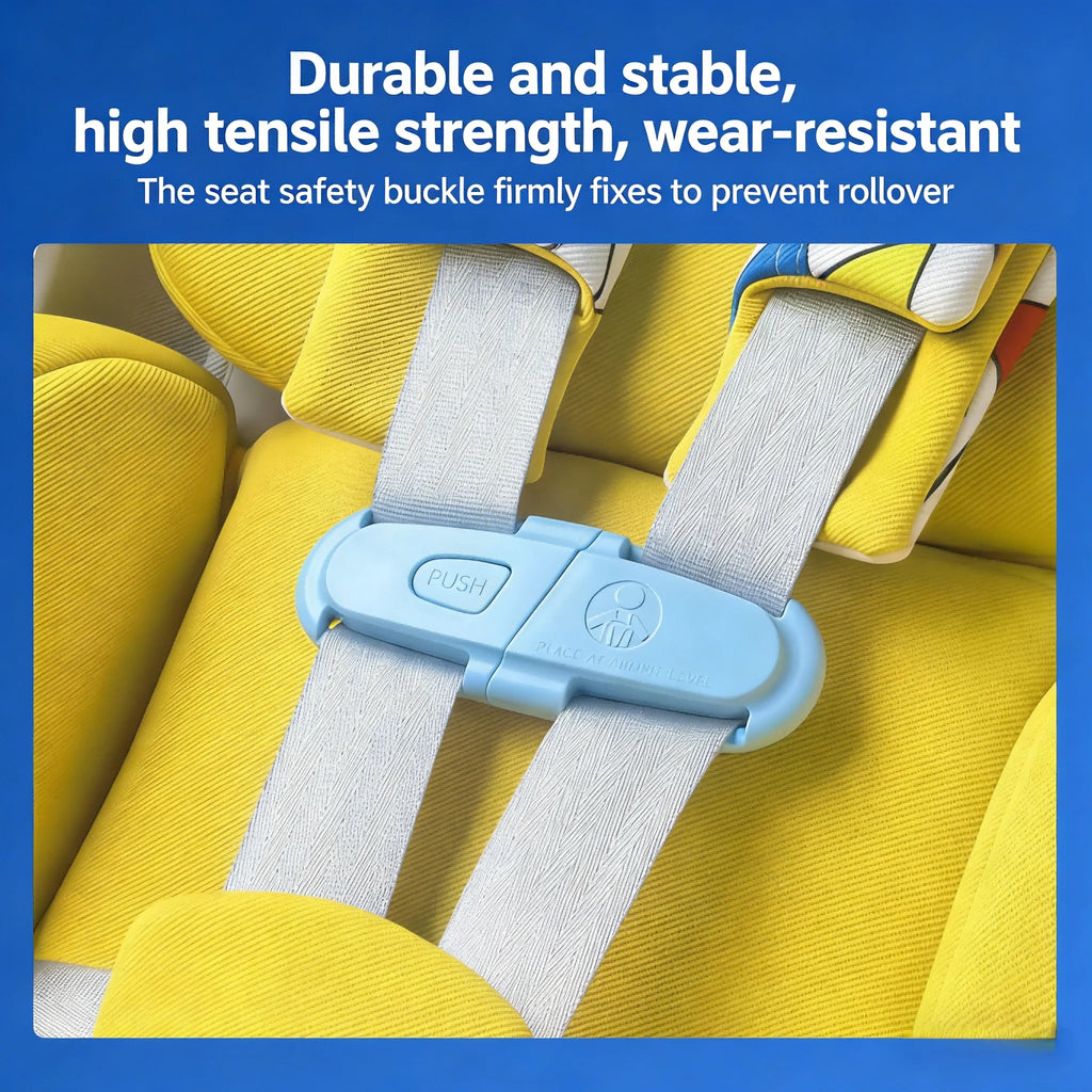 Car Child Safety Seat Chest Buckle Safety Belt Fixed Buckle Baby Shoulder Strap Anti-slip Lock