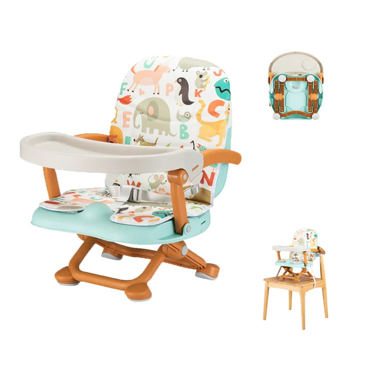 Hot Selling Baby Booster Seat with Adjustable Height and Anti Slip Base for Dining Table Safe Use Lightweight and Portable