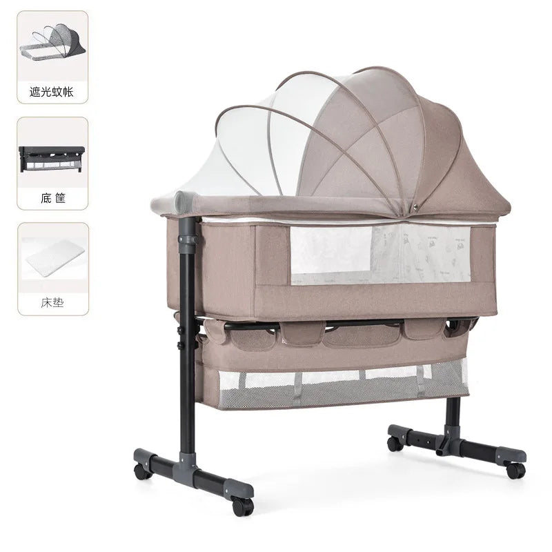 Multifunctional Adjustable Height Baby Bassinet Bedside Sleeper Baby Swing Bed Cradle and Crib Quality Baby Stroller Product
