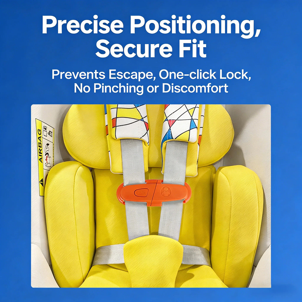 Car Child Safety Seat Chest Buckle Safety Belt Fixed Buckle Baby Shoulder Strap Anti-slip Lock
