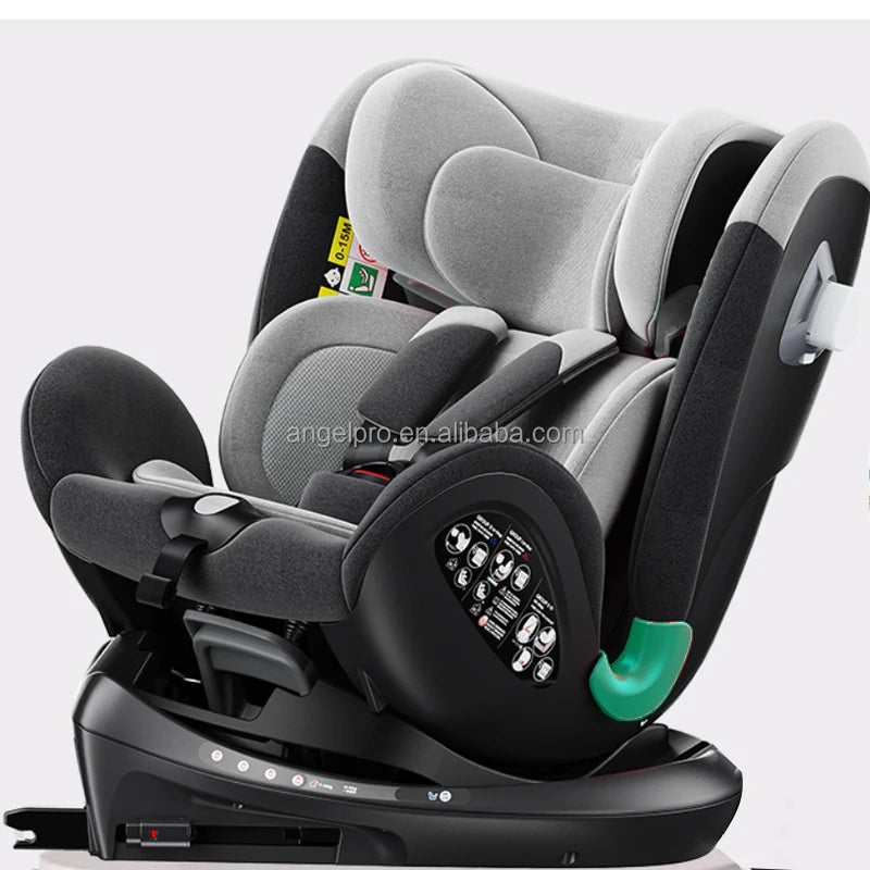 Universal Rotating Child Safety Seat Car-Mounted Reclining Baby Car Seat for Newborns 0-2-3-4-12 Years