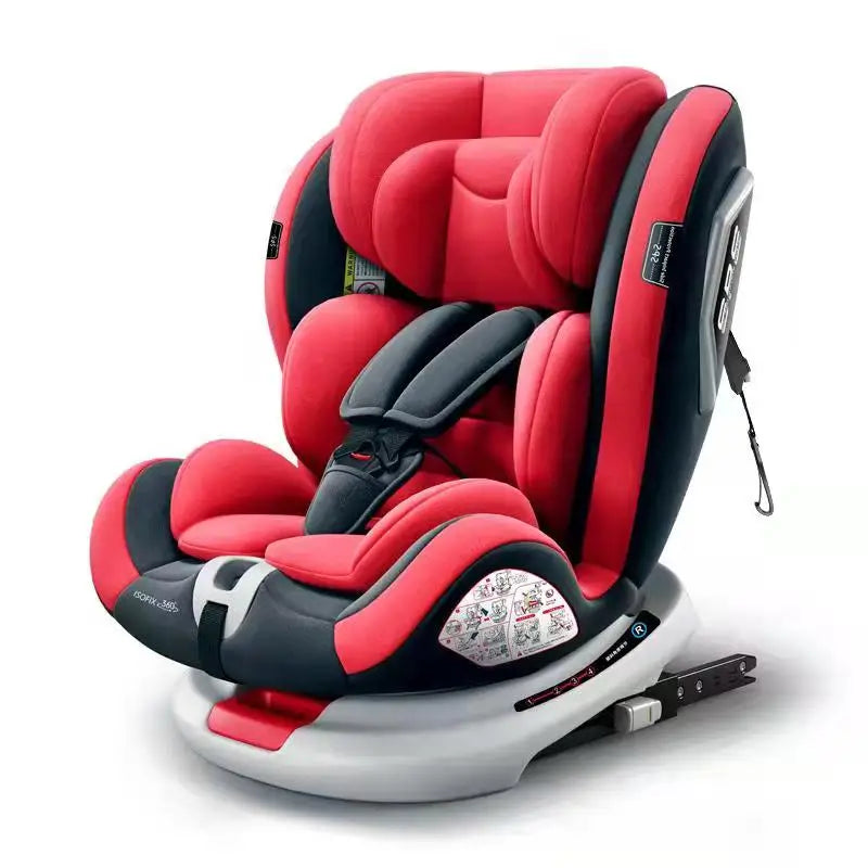Wholesale Custom Universal Child Safety Car Seat Portable Baby Seat 360 Rotation HDPE Material 0-36kg for 0-12 Years Old