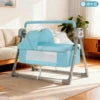 New Electric Baby Cradle Automatic Swing Bassinet with Music Remote Control Portable Newborn Folding Rocking Bed