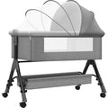 Multifunctional Foldable Baby Crib, Portable Sleeper Bed, Newborn Side Bed for Baby