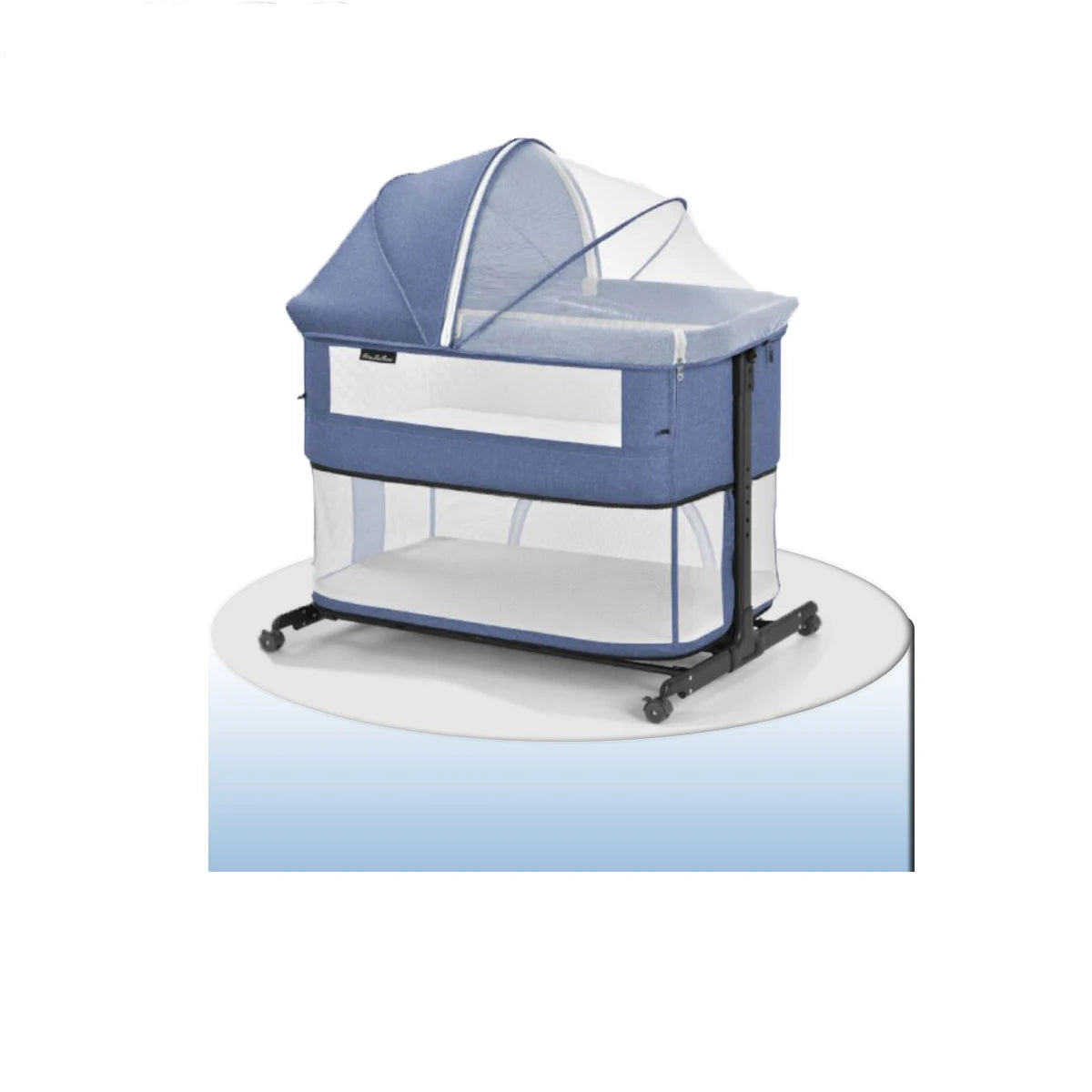 Portable Unisex Foldable Metal Cradle Crib Newborn Mobile Bed & Play Bed Baby Supplies