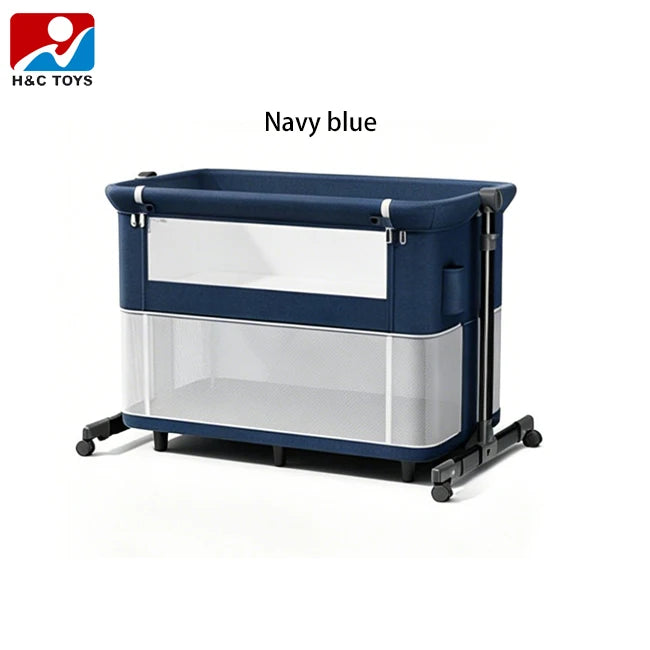 Foldable Cradle Bed With Mosquito Net and Storage Bag 3 Colors Available Can Be Stored for Easy Portability Baby Cradle Bed