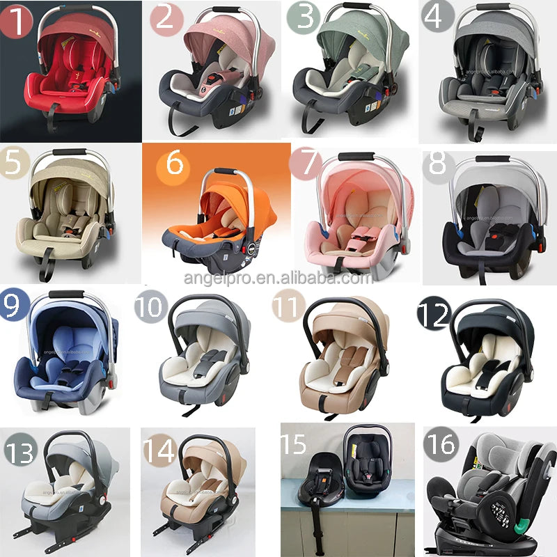 Purorigin I-size ECE R44 Great Quality Portable Rotating 360 Group 0-12 Baby Car Seat Infant Car Seat with ISOFIX and LATCH