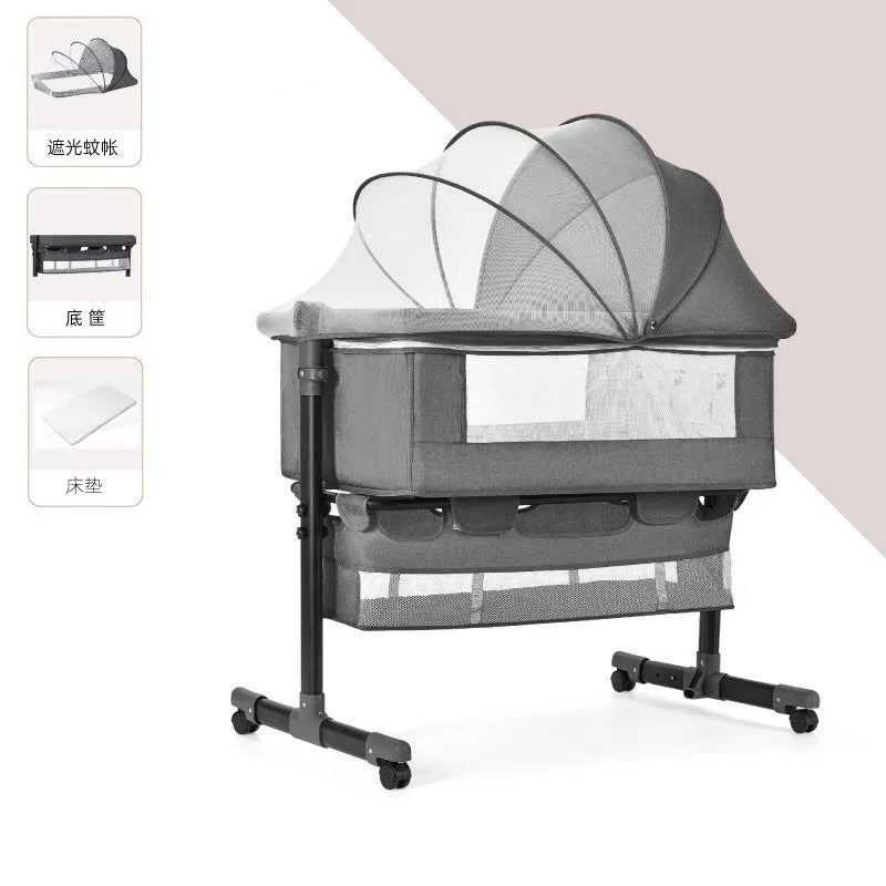 Multifunctional Adjustable Height Baby Bassinet Bedside Sleeper Baby Swing Bed Cradle and Crib Quality Baby Stroller Product
