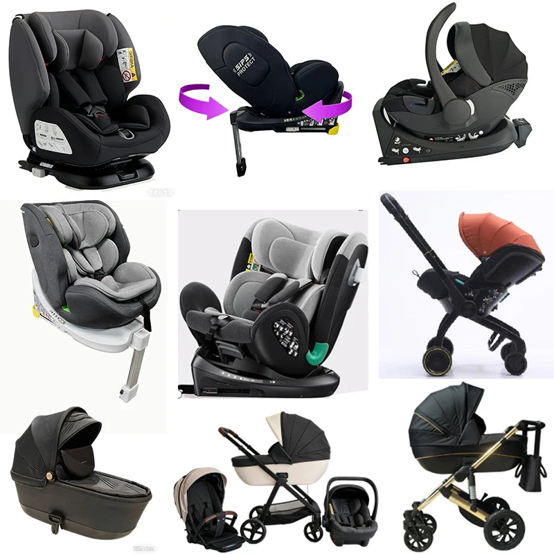 New design Child Safety Seat-Car-mounted Baby Car Seat with 360-degree Rotation CE Certified 22-27kg Capacity