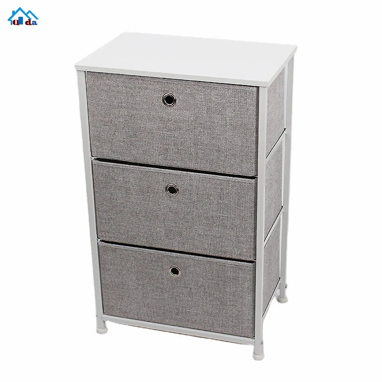 Metal Frame Tv Cabinet Dressers Storage 3 Drawers Living Room Cabinets With Wheels