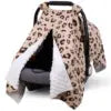 Cartoon Baby Carrier Cover, Winter Warm Shade Canopy, Outdoor Sun Shield Cover for Newborn Stroller & Car Seat