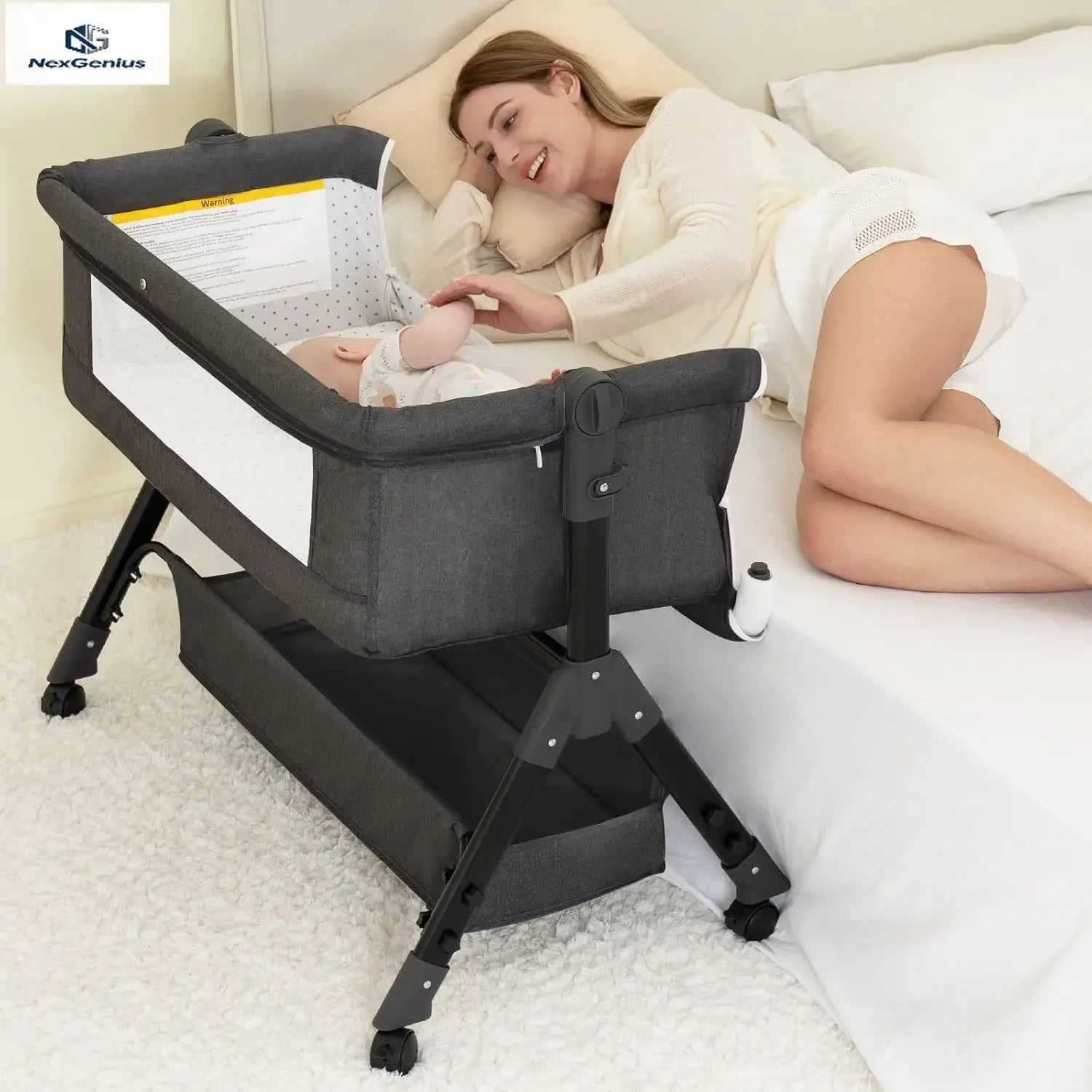 Baby Bassinet Bedside Sleeper Newborn Infant Portable Bed