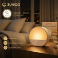 White Noise Sleep Lamp, Touch Night Light, 3 Modes, Timer, Portable Sound Machine for Better Sleep