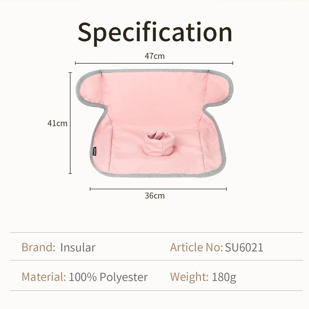 Insular Safety Seat Protective Mats Multi-functional Diaper Pad 3 Layer Waterproof Stroller Cushion Skin-friendly Child Car Seat