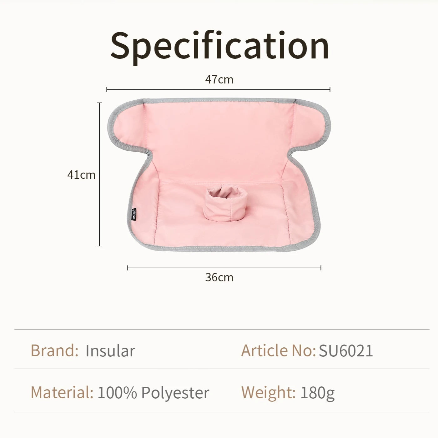 Insular Safety Seat Protective Mats Multi-functional Diaper Pad 3 Layer Waterproof Stroller Cushion Skin-friendly Child Car Seat