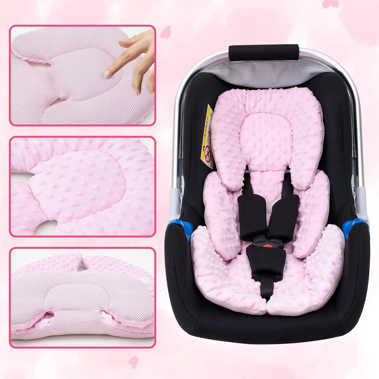 Baby Stroller Seat Cushion Universal Safety Seat Artifact, Newborn Baby Carrying Basket Universal Style