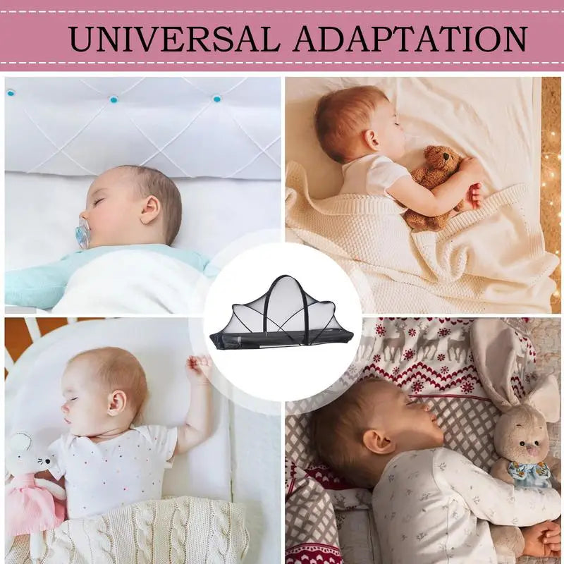 Bassinet Cover Bassinet Netting Cover Breathable Foldable Mesh For Rocking Cradle Stroller Playard Toddler Hammock Small Spaces