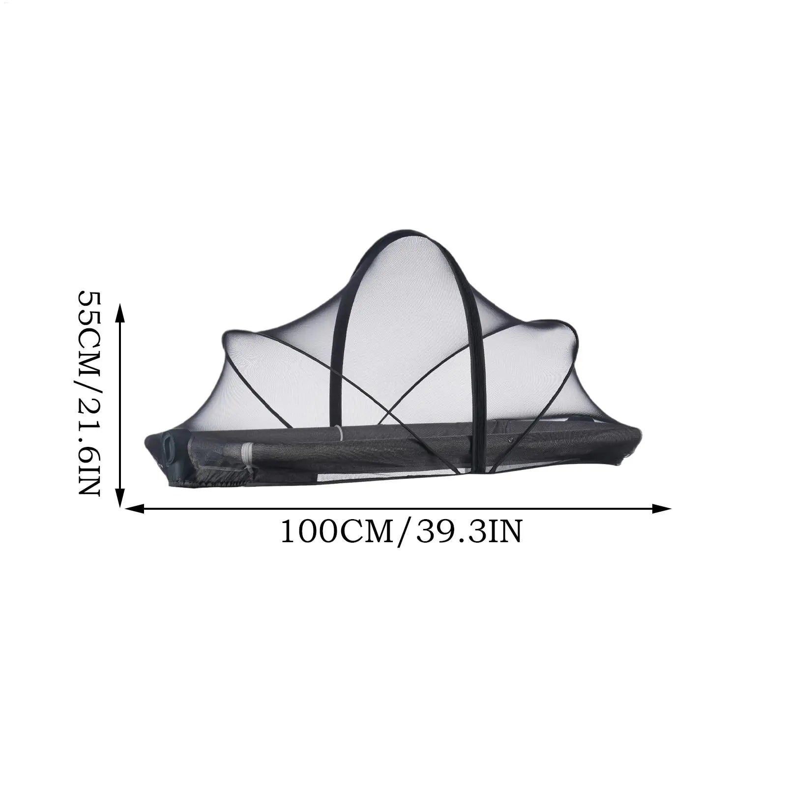 Breathable Mesh Bassinet Cover Foldable Cradle Netting for Stroller Playpen Bed Bug Protection Baby Cot Mosquito Net Infant