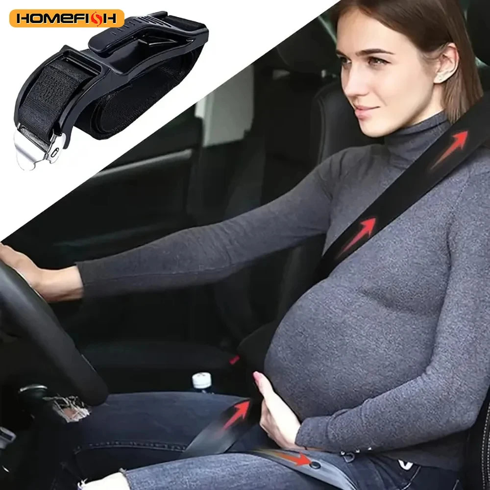 Universal Pregnant Moms Belly For Maternity Car Accessories Safe Belt Pregnant Woman Driving Seat Belt Adjuster Car Seat Belt