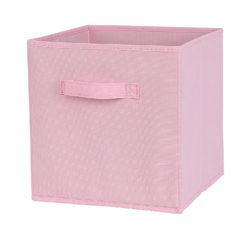 Collapsible Cube Storage Bin Non Woven Fabric Storage Box Home Supplies Closet And Toys Storage,Clothing bookcase storage box