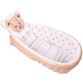 PVC Inflatable Baby Bathtub Elevated Backrest Design Soft Comfortable Travel Shower Basin Ergonomic Baby Bath Tub for Newborn