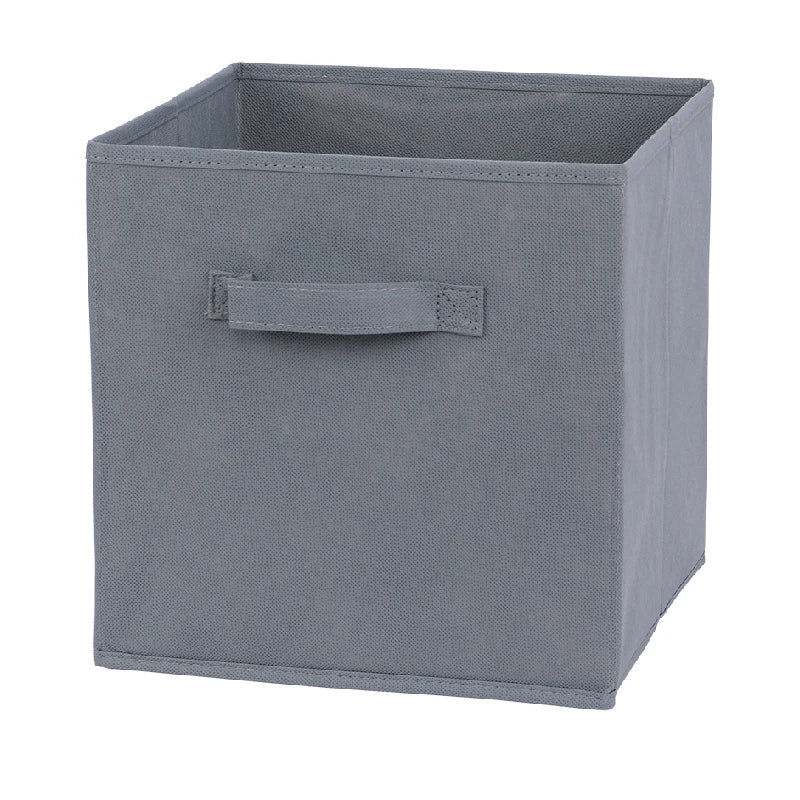Collapsible Cube Storage Bin Non Woven Fabric Storage Box Home Supplies Closet And Toys Storage,Clothing bookcase storage box