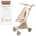 Foldable Ultra-light Stroller Portable Pocket Baby Stroller High View Baby Stroller Lightweight Four-wheel Baby Carriage