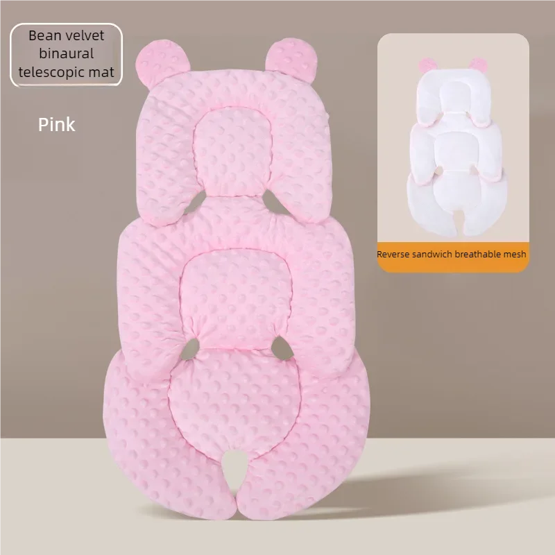 Baby stroller cushion universal insulation mattress insert for car seat, breathable mesh on both sides for all seasons