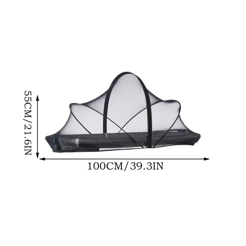 Bassinet Cover Bassinet Netting Cover Breathable Foldable Mesh For Rocking Cradle Stroller Playard Toddler Hammock Small Spaces