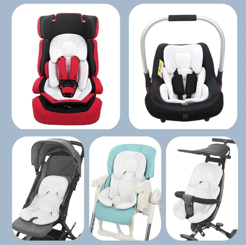 Universal Baby Stroller Seat Pad Cotton Seat Pad Baby Car Seat Cushion Child Infant Cart Mattress Mat Stroller Accessories