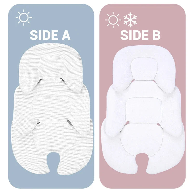 Universal Baby Stroller Seat Pad Cotton Seat Pad Baby Car Seat Cushion Child Infant Cart Mattress Mat Stroller Accessories