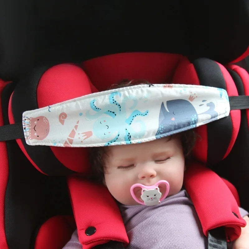 Infant Baby Car Seat Head Auto Sleeping Headrest Support Children Belt Fastening Belt Adjustable Sleep Positioner Baby Saftey Pi