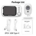 ABM600 Baby Monitor With Camera  LCD Electronic Babysitter Wireless 2 Way Audio Talk Video Baby Nanny Device Upgraded Caregiver
