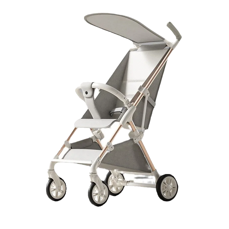 Ultralight Stroller Lightweight Four-wheel Baby Carriage Foldable Large Space Children's Stroller Luxury Station Wagon