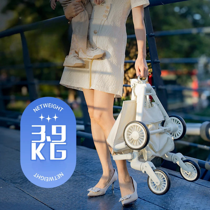 2025 new high-view baby stroller Ultra-light foldable travel stroller Portable outdoor baby Carriage Comfortable stroller