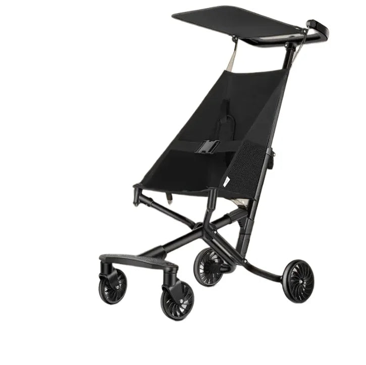 Baby Stroller One Click Folding Baby Walker Portable Lightweight Strollers with Seat Belt Child Carts Anti Rollover Baby Trolly