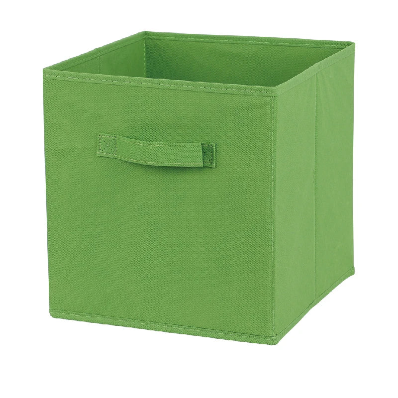 Collapsible Cube Storage Bin Non Woven Fabric Storage Box Home Supplies Closet And Toys Storage,Clothing bookcase storage box