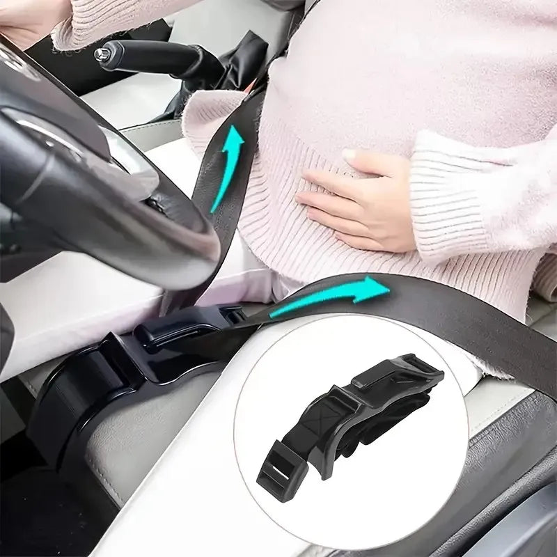 Maternity Seat Belt Anti-Chafe Belly Support Strap | Driving Assistant Anti-Squeeze Cover Limiter