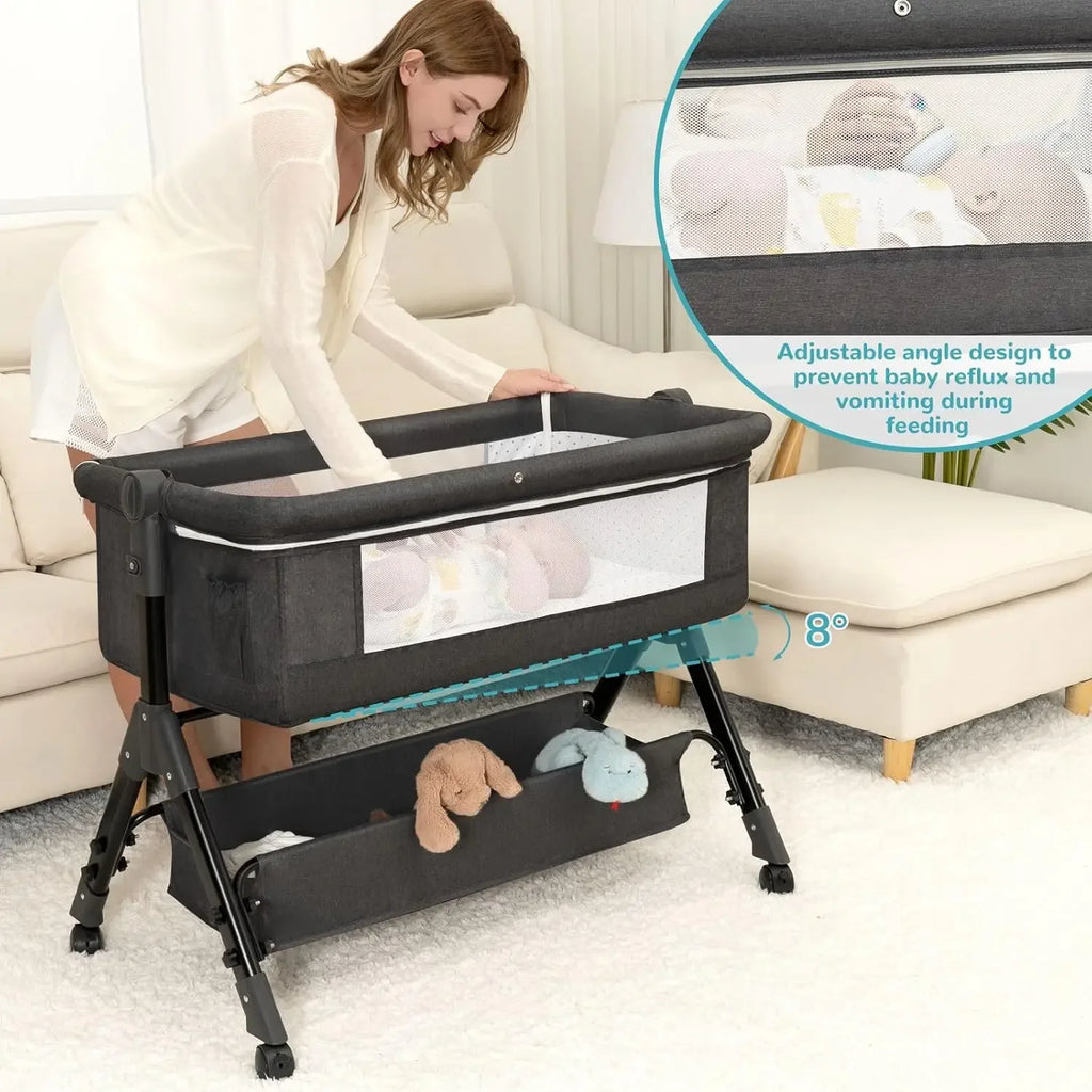 Baby Bassinet Bedside Sleeper Newborn Infant Portable Bed