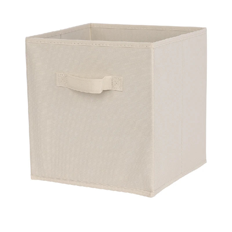 Collapsible Cube Storage Bin Non Woven Fabric Storage Box Home Supplies Closet And Toys Storage,Clothing bookcase storage box