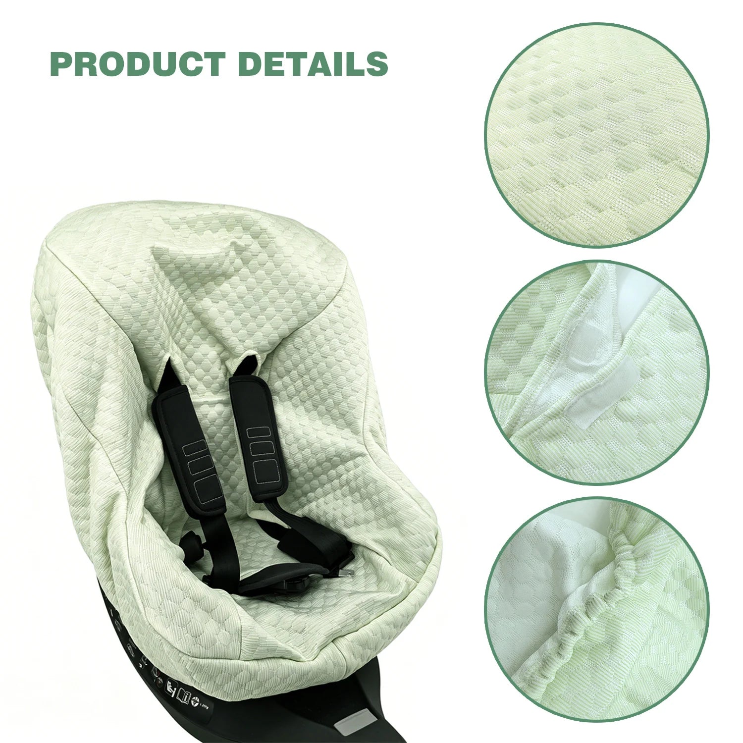 Baby Car Seat Cover, Car Seat Cover, Car Seat Cover for Children's Cars, Soft and Comfortable, Unisex