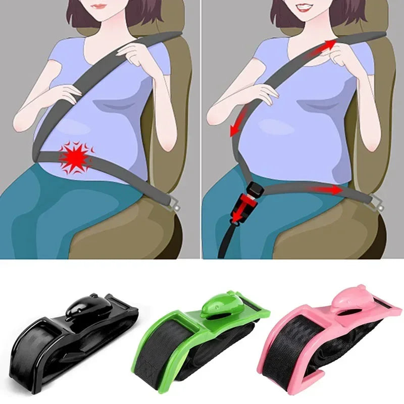 Pregnant Car Seat Safety Belt Woman Maternity Belly Support Belt Moms Belly Unborn Baby Protector Adjuster Extender Accessories