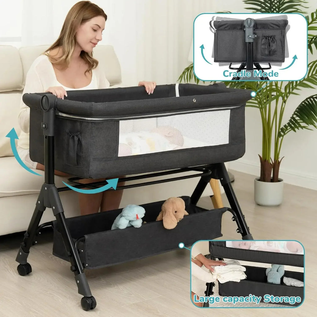 Baby Bassinet Bedside Sleeper Newborn Infant Portable Bed