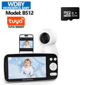 5.0 Inch Tuya Smart Video Baby Monitor 1080P Wireless Camera Two-Way Audio Night Vision Video Playback Home Security Babysitter