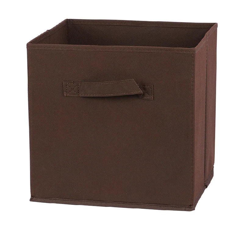 Collapsible Cube Storage Bin Non Woven Fabric Storage Box Home Supplies Closet And Toys Storage,Clothing bookcase storage box