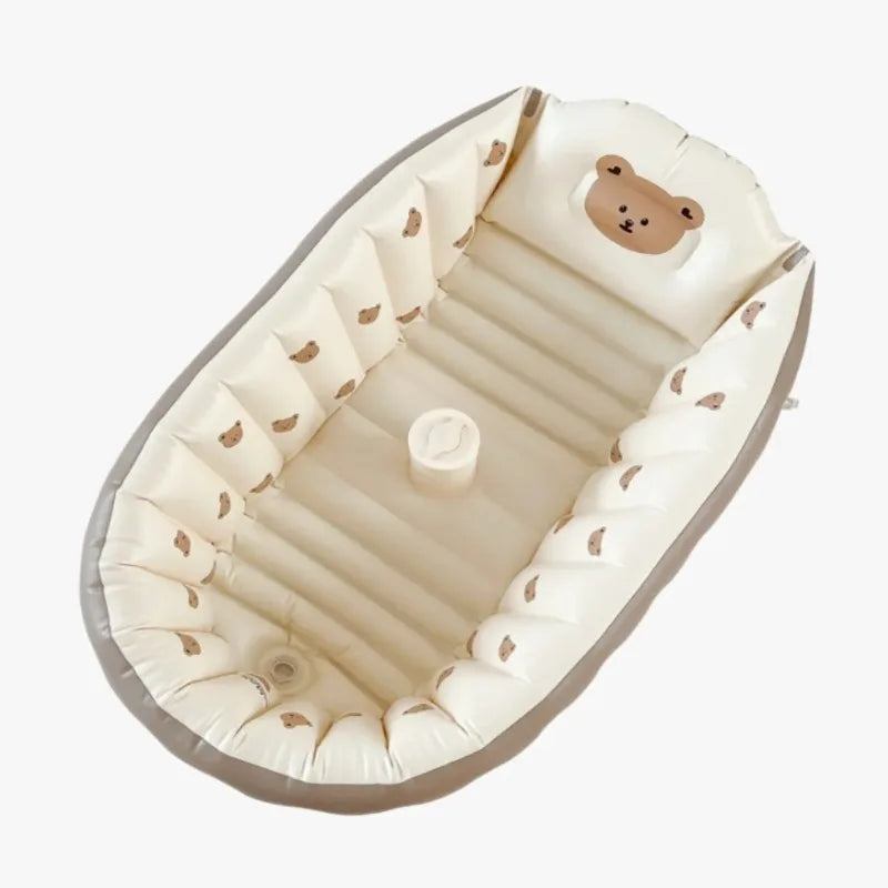 Non Slip Portable Baby Bath Tub Foldable Inflatable Swimming Pool For Kids Infant Bathtub