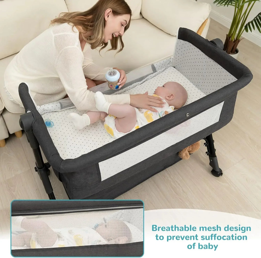 Baby Bassinet Bedside Sleeper Newborn Infant Portable Bed