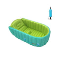 Folding Inflatable Baby Bathtub Soft Safe Anti-slip Bottom Inflatable Child's Shower Basin Portable Home Travel Folding Bathtub